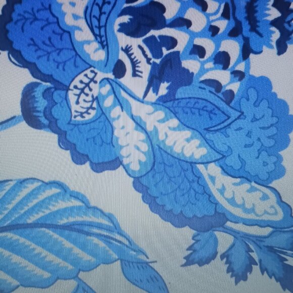 Bloom Chic Never Worn One Piece Blue and White Flower Plus Size Bathing Suit - Picture 5 of 5